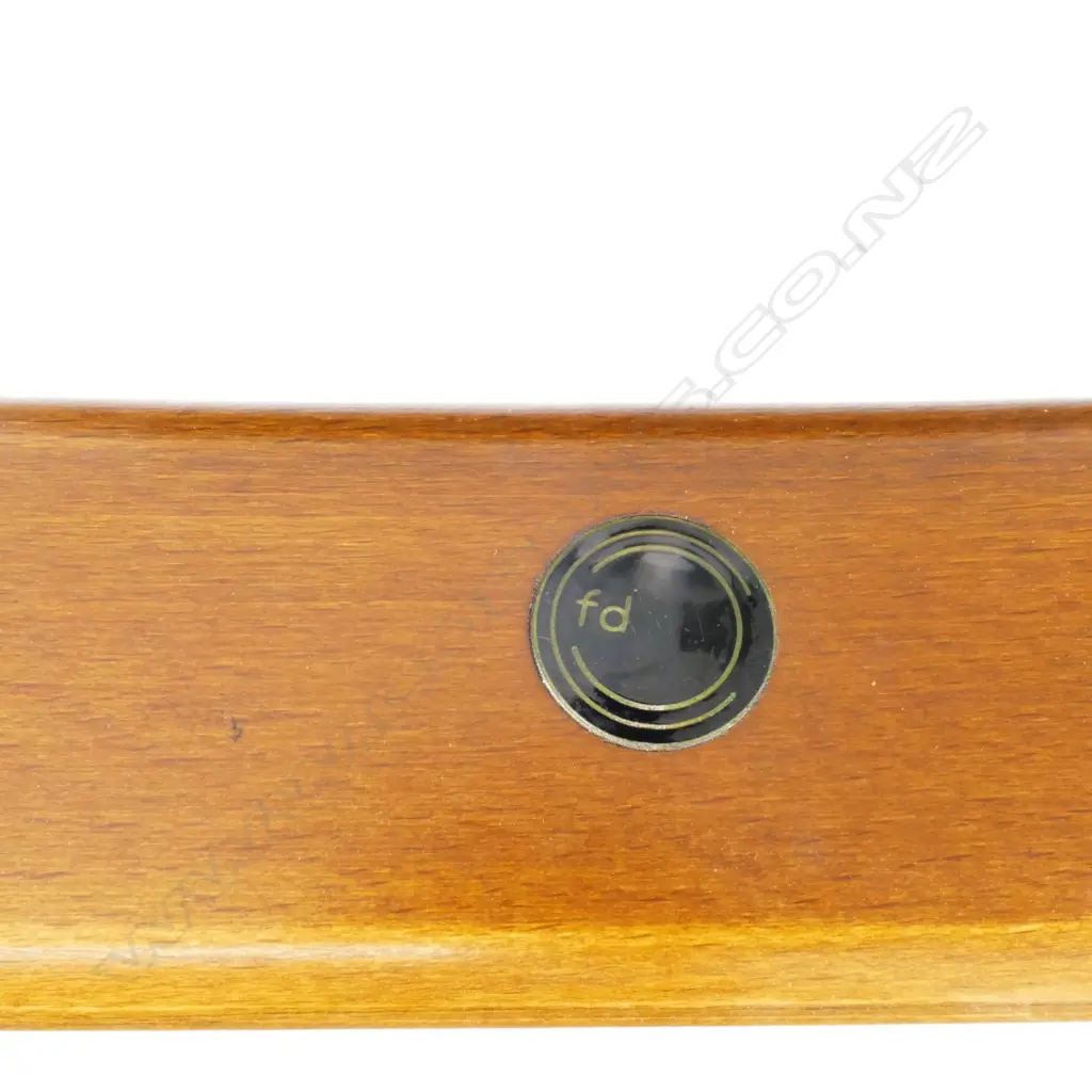 A vintage teak framed 'boomerang' chair Image 1++