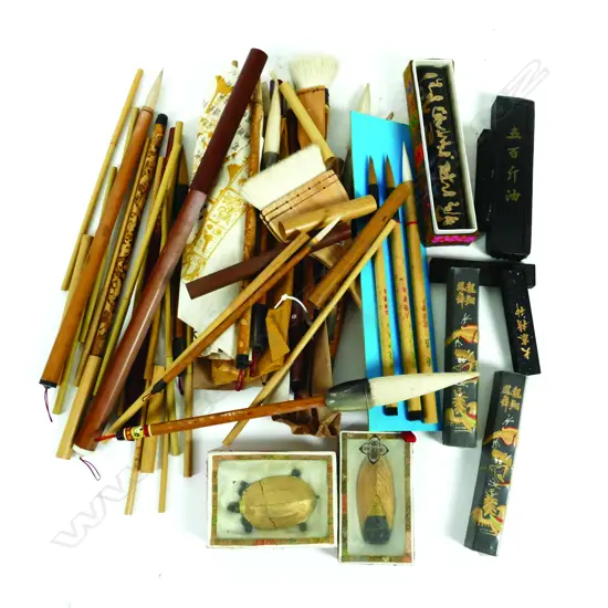 A selection of Chinese ink tablets