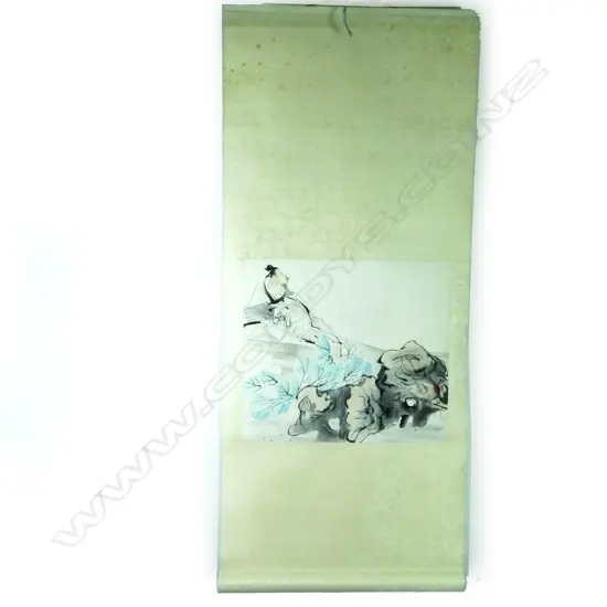 16 Chinese scroll painting prints