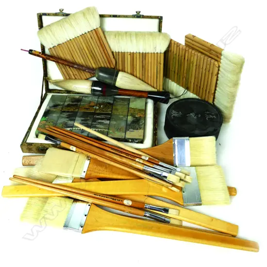 A boxed set of Chinese ink tablets