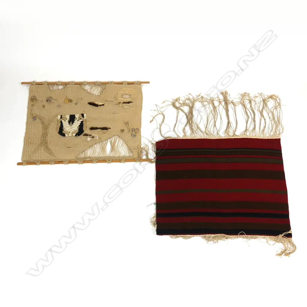 Jean Ngan handwoven striped panel Image 1++