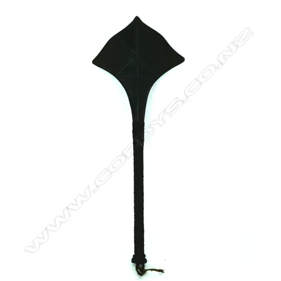 A Pacific Island fan bladed club