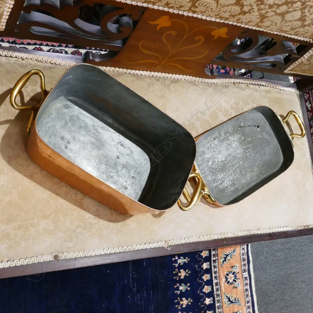 A Victorian copper fish pot Image 1++