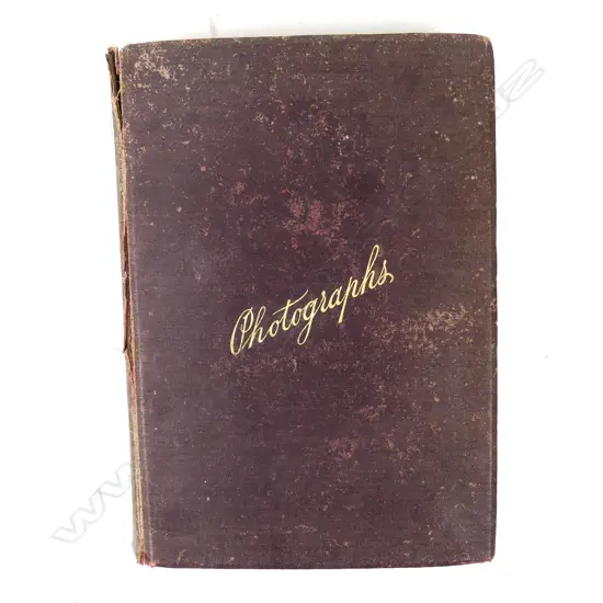 A nautical album c.1900 of photographs pertaining to the Aberdeen Line vessels SS Moravian and the SS Miltiades