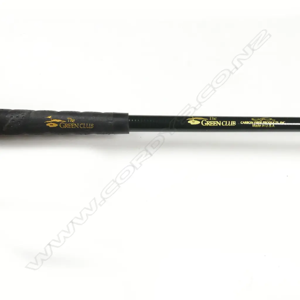 A modern American 'Green Club' green jade golf putter Image 1++