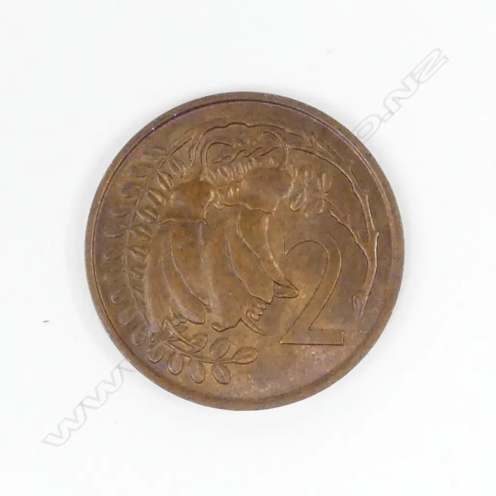 An NZ Bahama 'Mule' 2 cent coin Image 1++