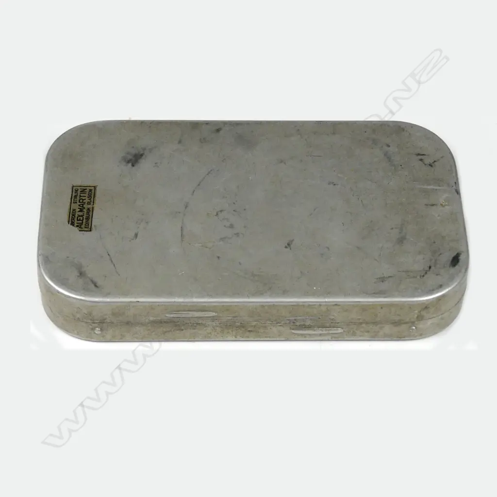An Alex Martin 6 x 3½” alloy fly box Image 1++