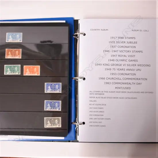 Two vintage stamp albums of mainly Commonwealth Coronation