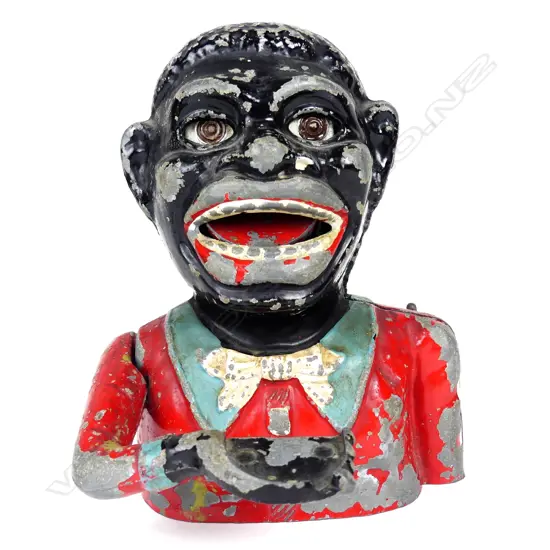 A greedy boy money box