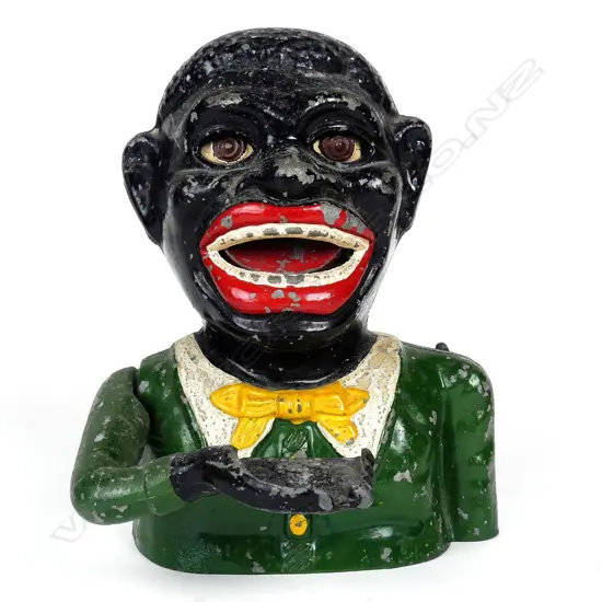 A greedy boy money box