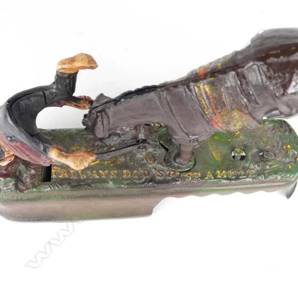 'I Always Did ‘spise a Mule' money bank Image 1++