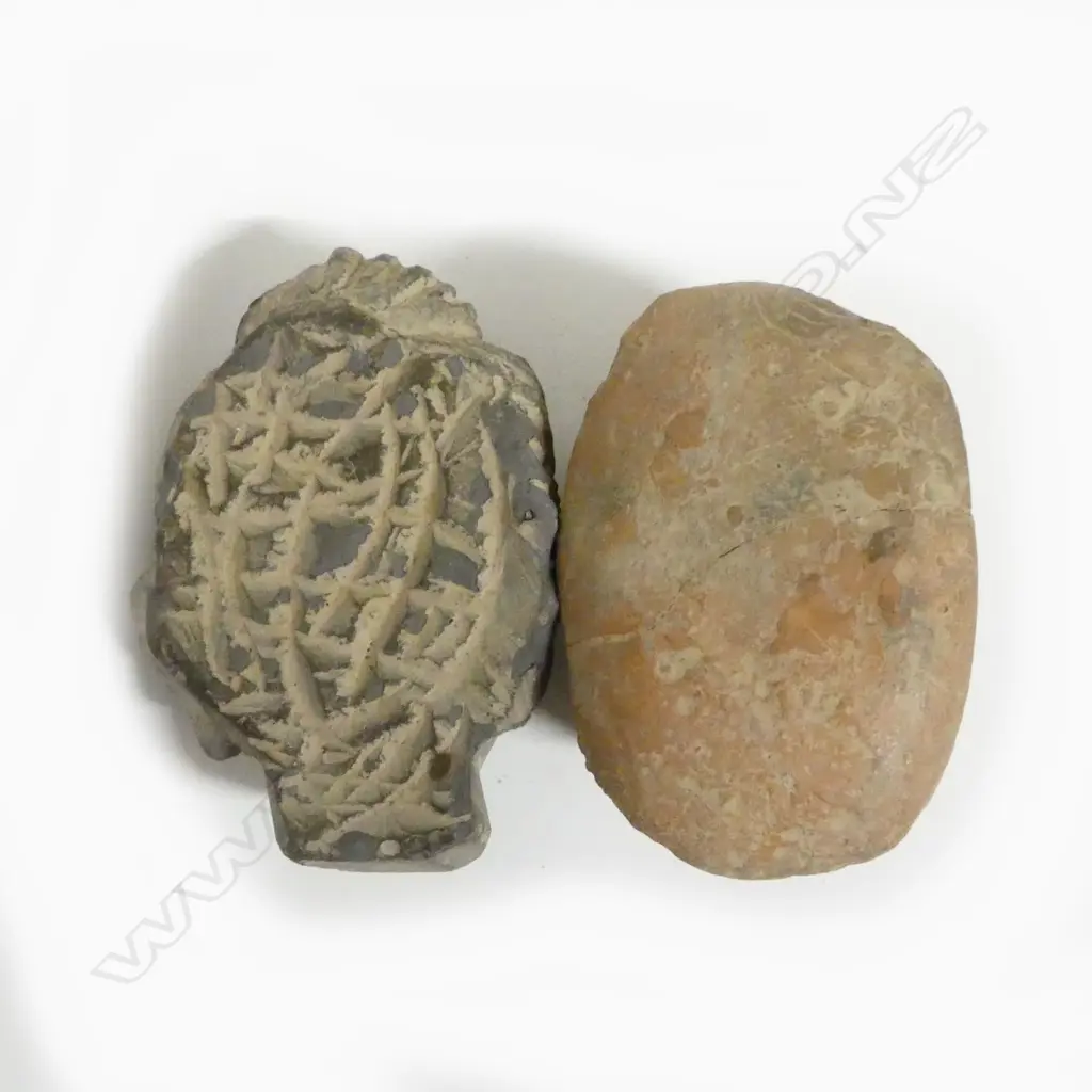 Two terracotta Buddhist portrait busts Image 1++