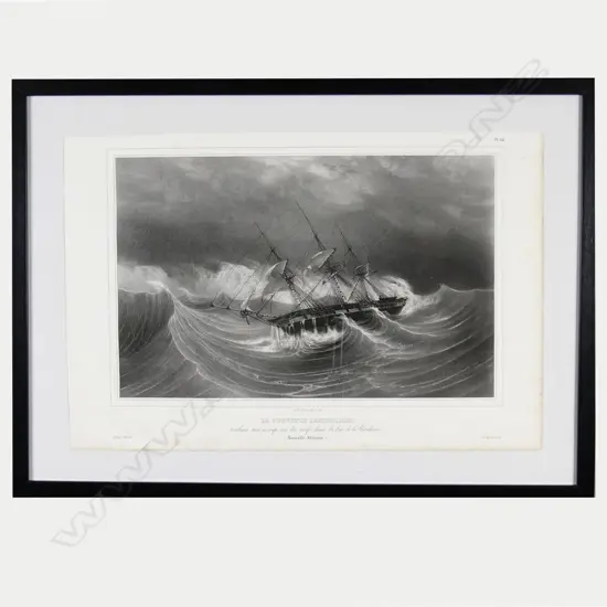 A lithograph from D'Urville's Voyage de L'Astrolabe