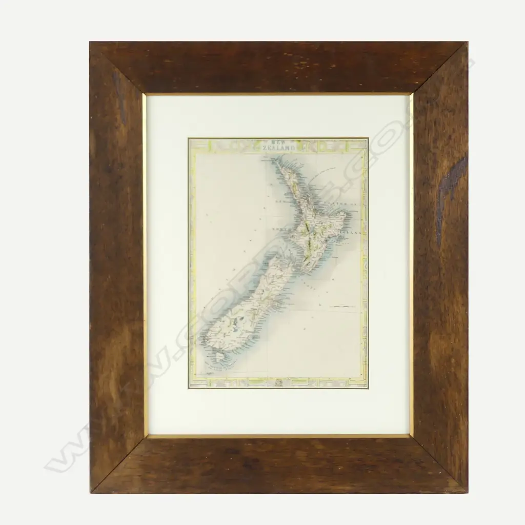 A map of New Zealand by J.Rapkin Image 1++
