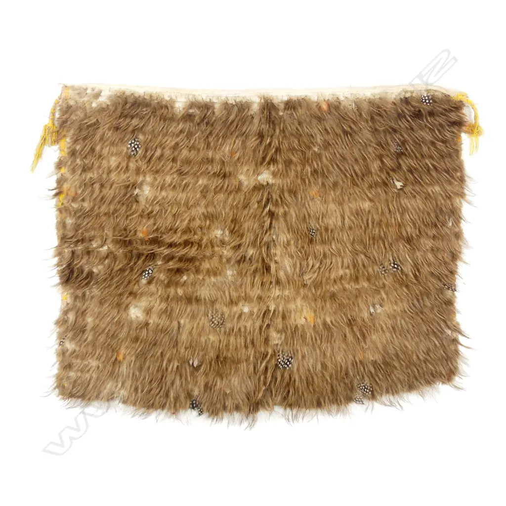 A historical Maori kahu kiwi (kiwi feather cloak) Image 1++