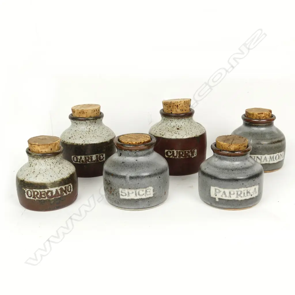 Six Len Castle various spice pots Image 1++