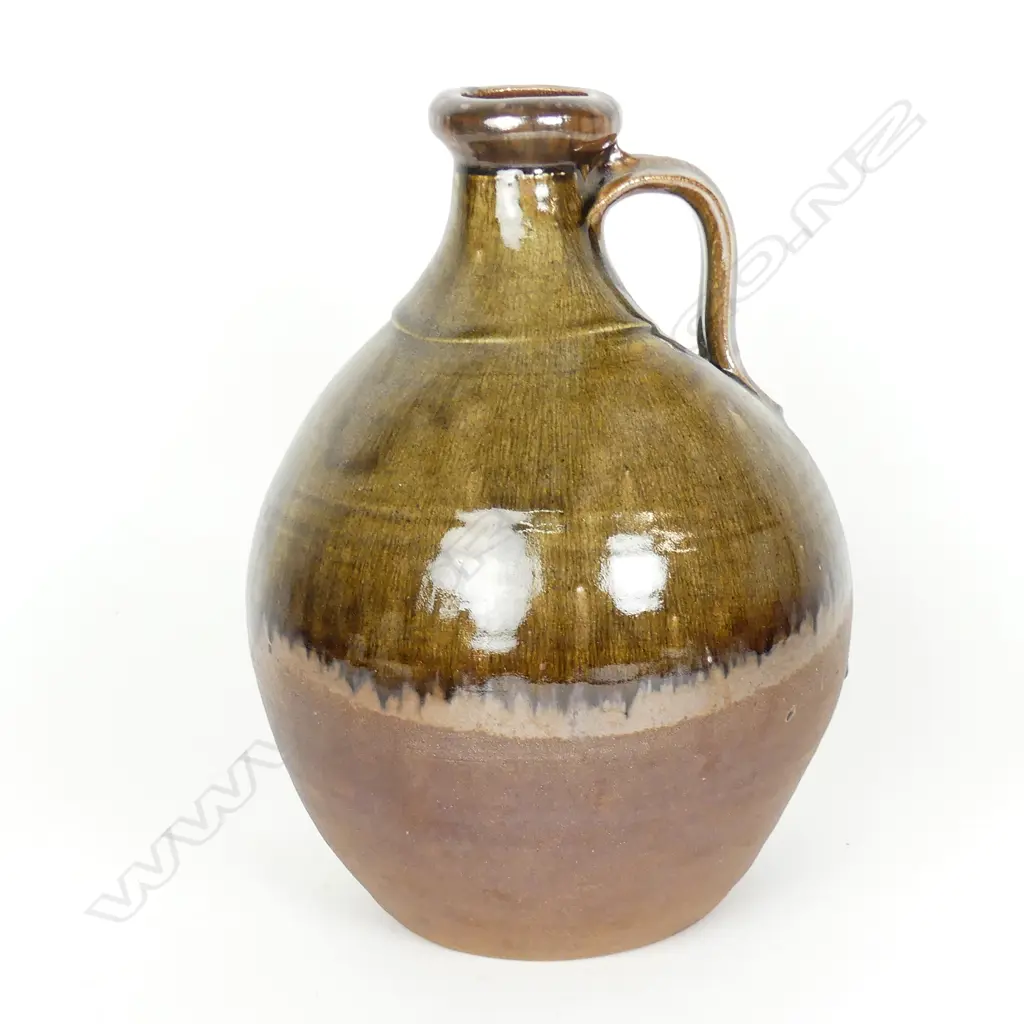 Andrew van der Putten pottery flask Image 1++