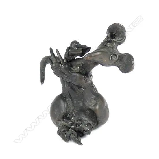 A bronze rat