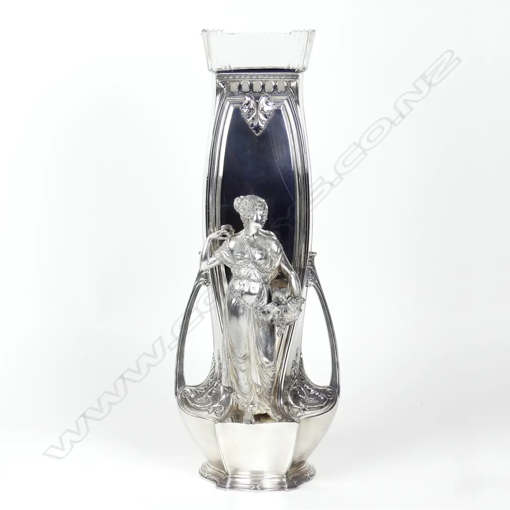 A large WMF silver plated centrepiece vase Image 1++