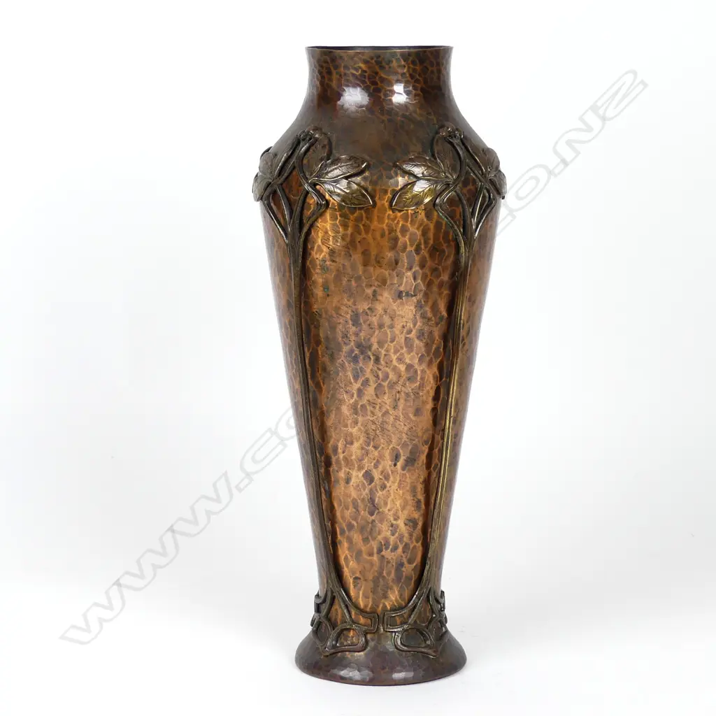 A WMF Jugendstil copper vase Image 1++