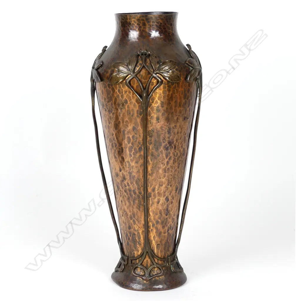 A WMF Jugendstil copper vase Image 1++