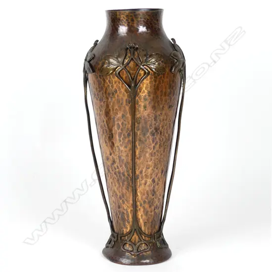 A WMF Jugendstil copper vase