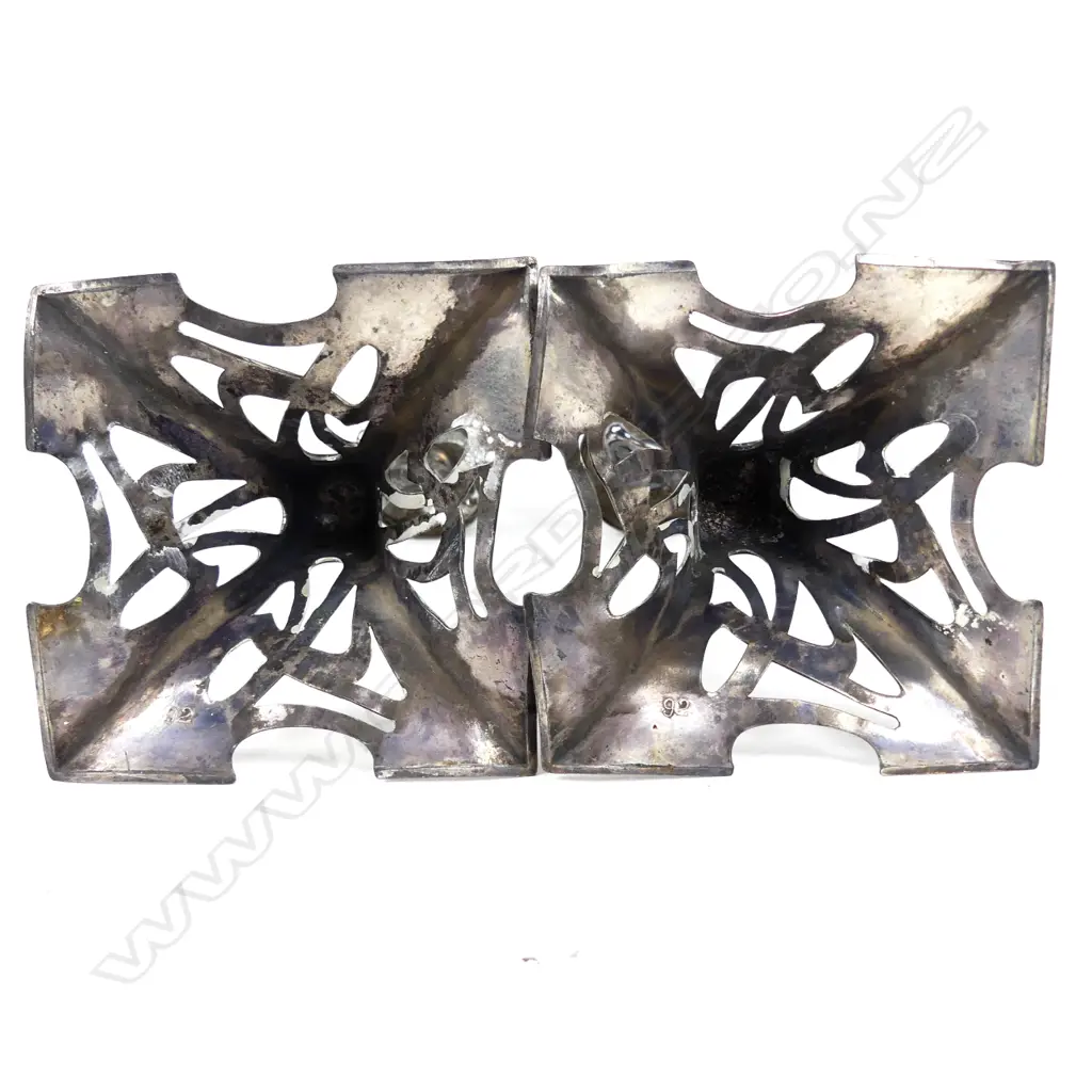 A pair of WMF silver plated candlesticks Image 1++