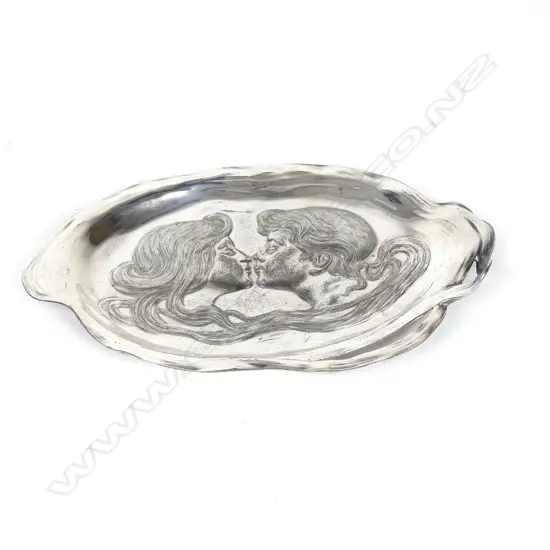 A WMF silver plated small tray