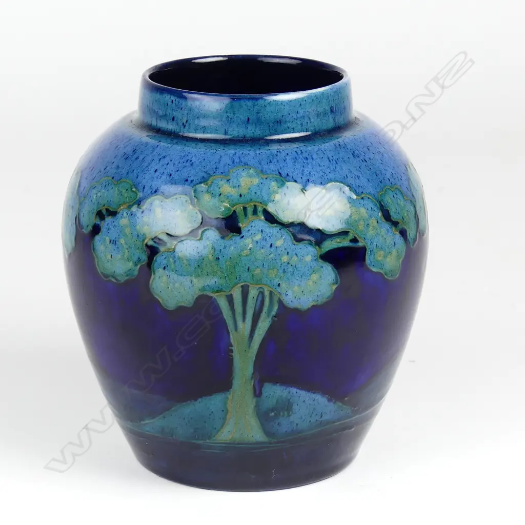 A William Moorcroft 'Moonlit Blue' vase Image 1++
