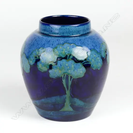 A William Moorcroft 'Moonlit Blue' vase