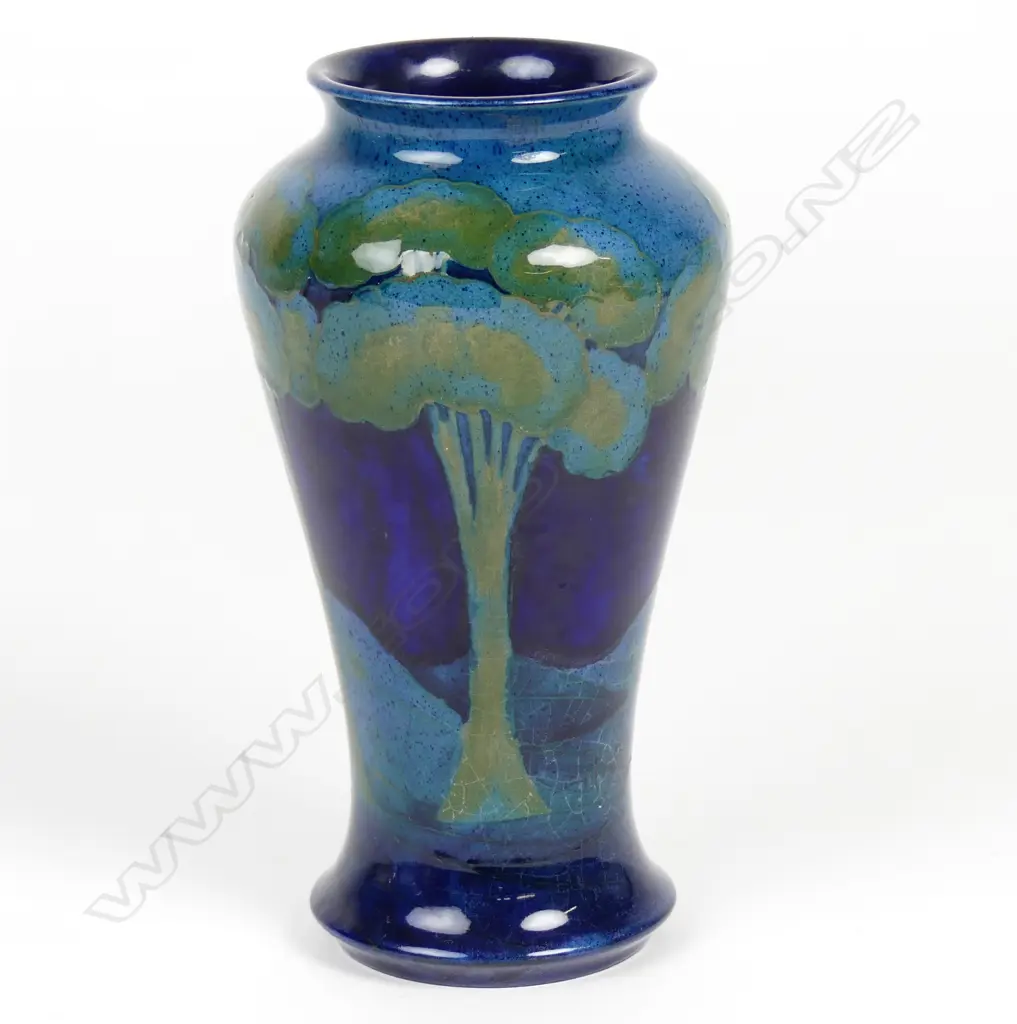 A William Moorcroft 'Moonlit Blue' vase Image 1++