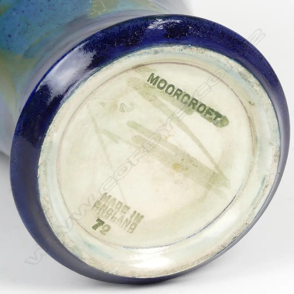 A William Moorcroft 'Moonlit Blue' vase Image 1++