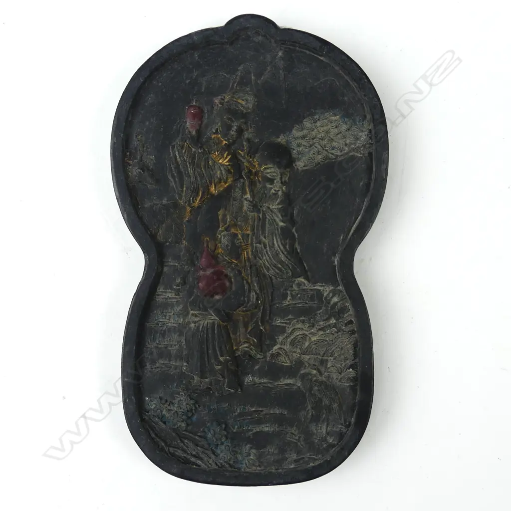 A Chinese black ink block Image 1++