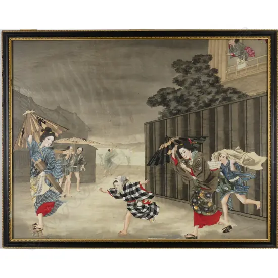 Two Japanese watercolours