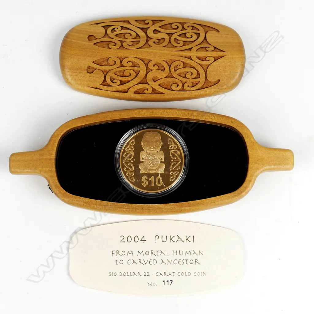 A 2004 NZ proof $10 ‘Pukaki’ gold coin Image 1++