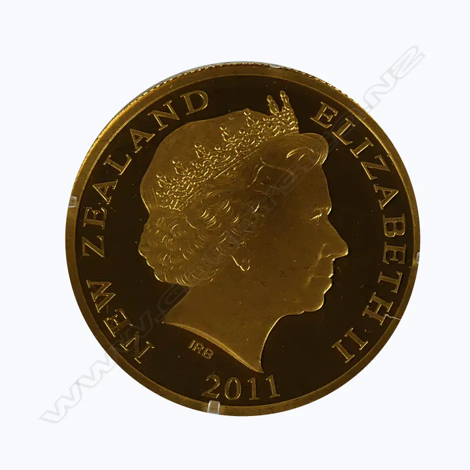 A 2011 NZ $10 gold proof kiwi coin Image 1++