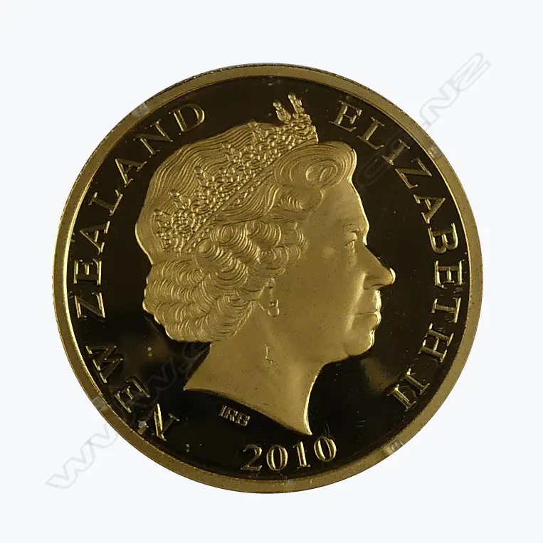A 2010 NZ $10 gold proof kiwi coin Image 1++