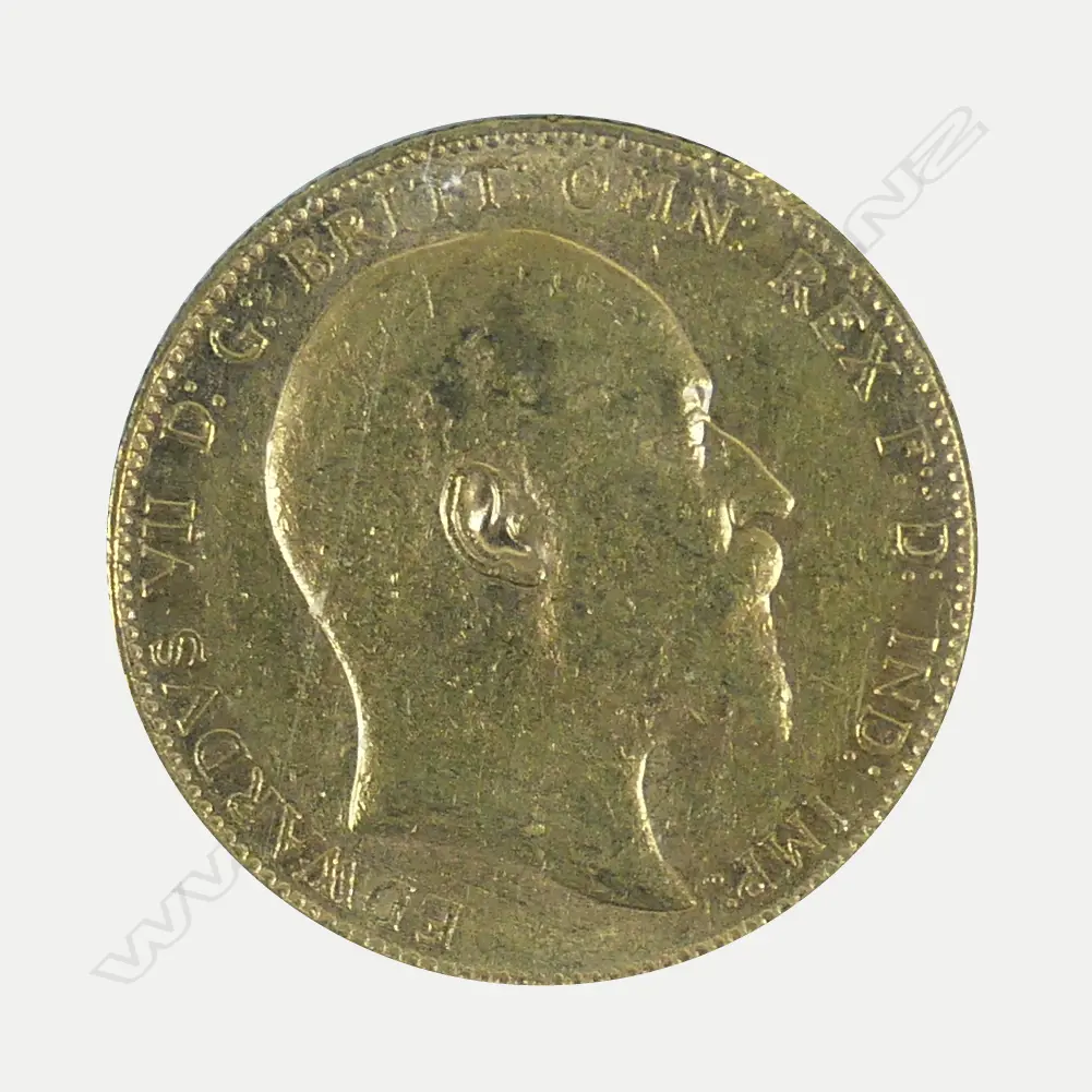 A 1906 full gold sovereign Image 1++