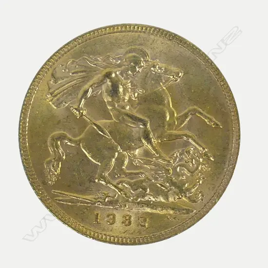 A 19232 full gold sovereign