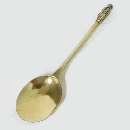 A silver gilt apostle spoon