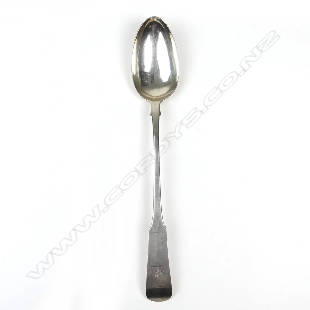 A George III Irish silver pie spoon Image 1++