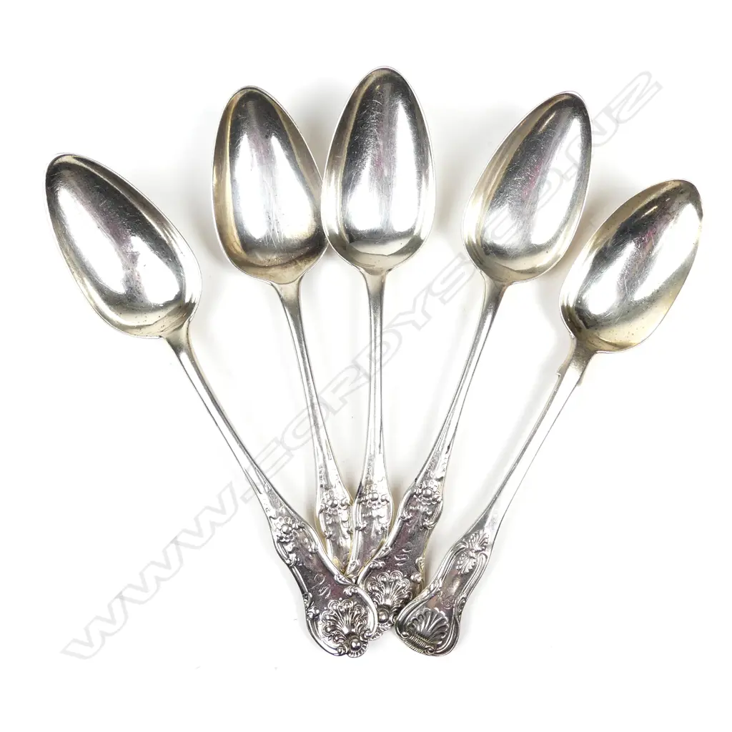Four Scottish silver tablespoons Image 1++