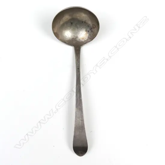 A George III Irish silver ladle