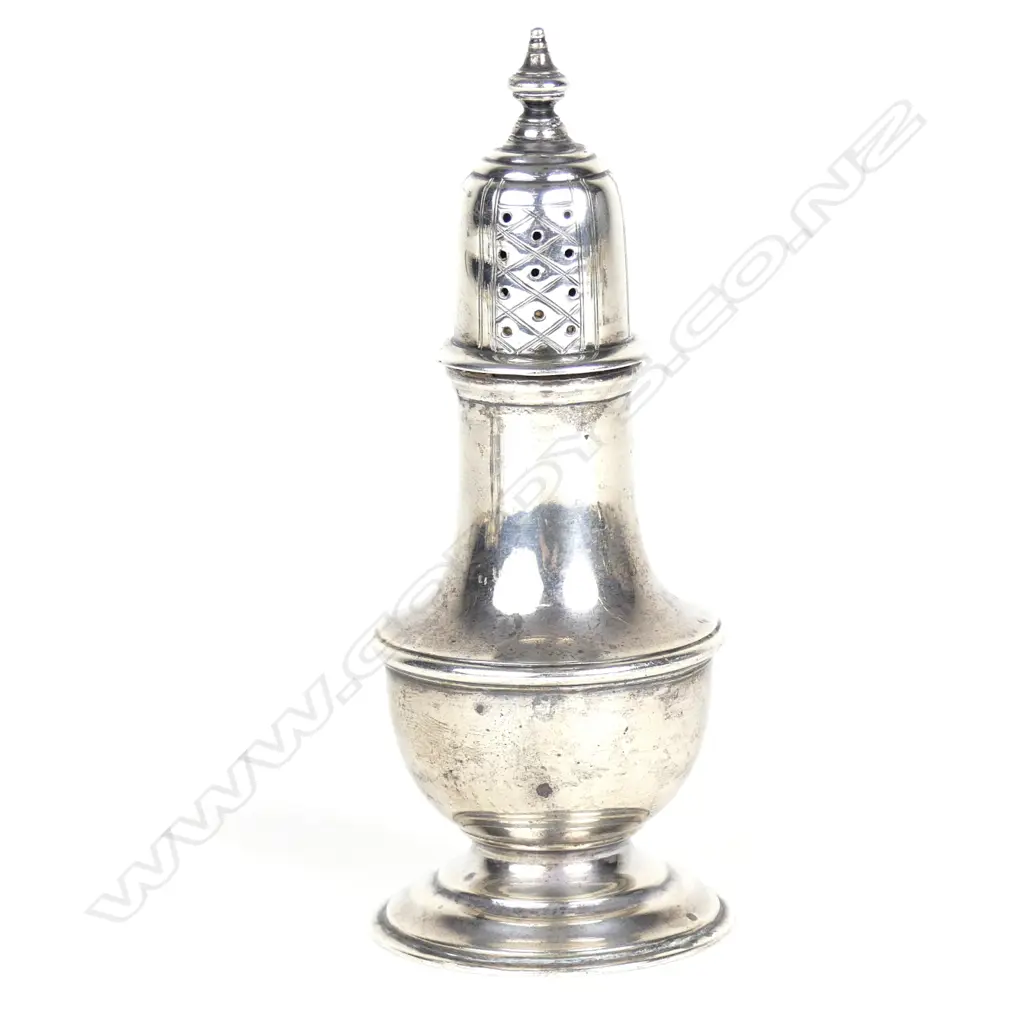 A silver sugar caster Image 1++