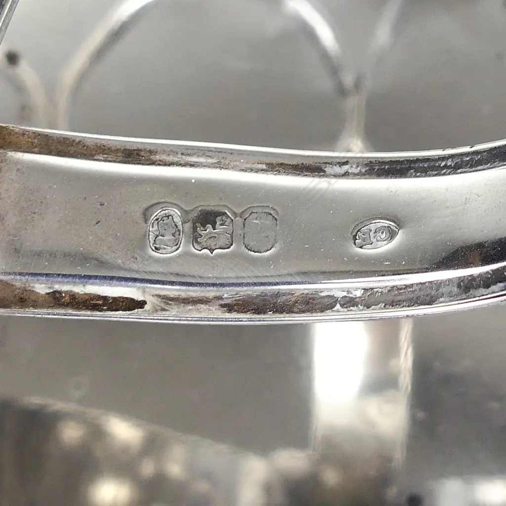 A William IV silver cruet stand Image 1++