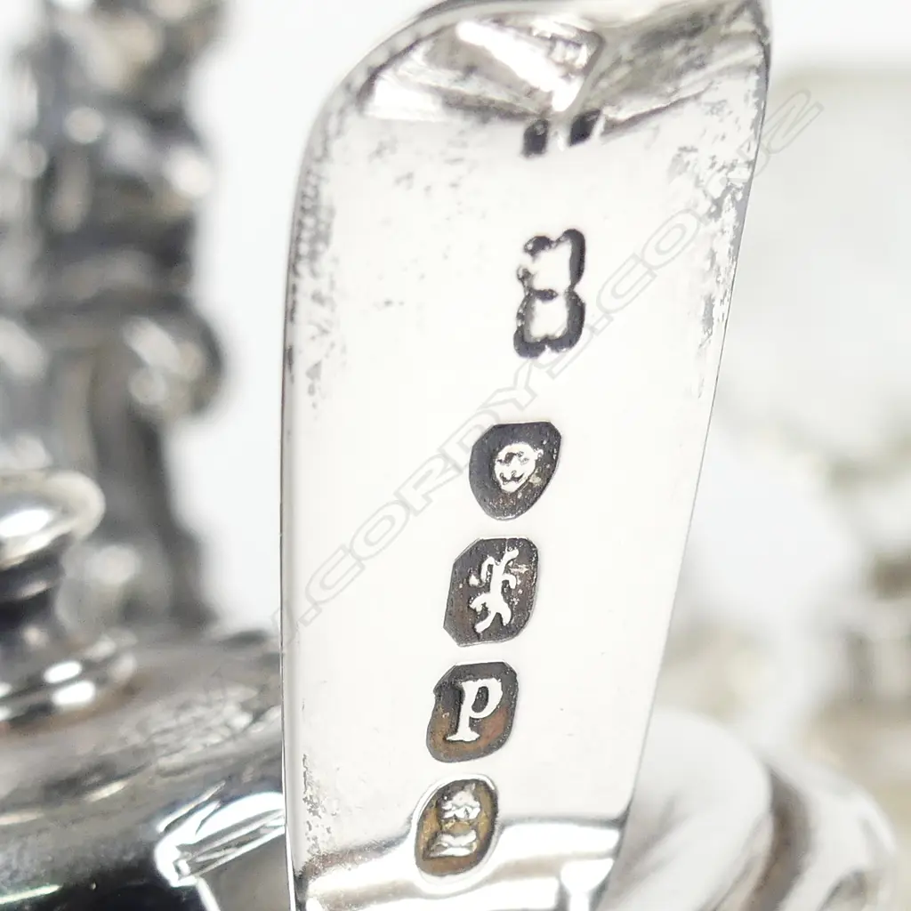 A William IV silver cruet stand Image 1++