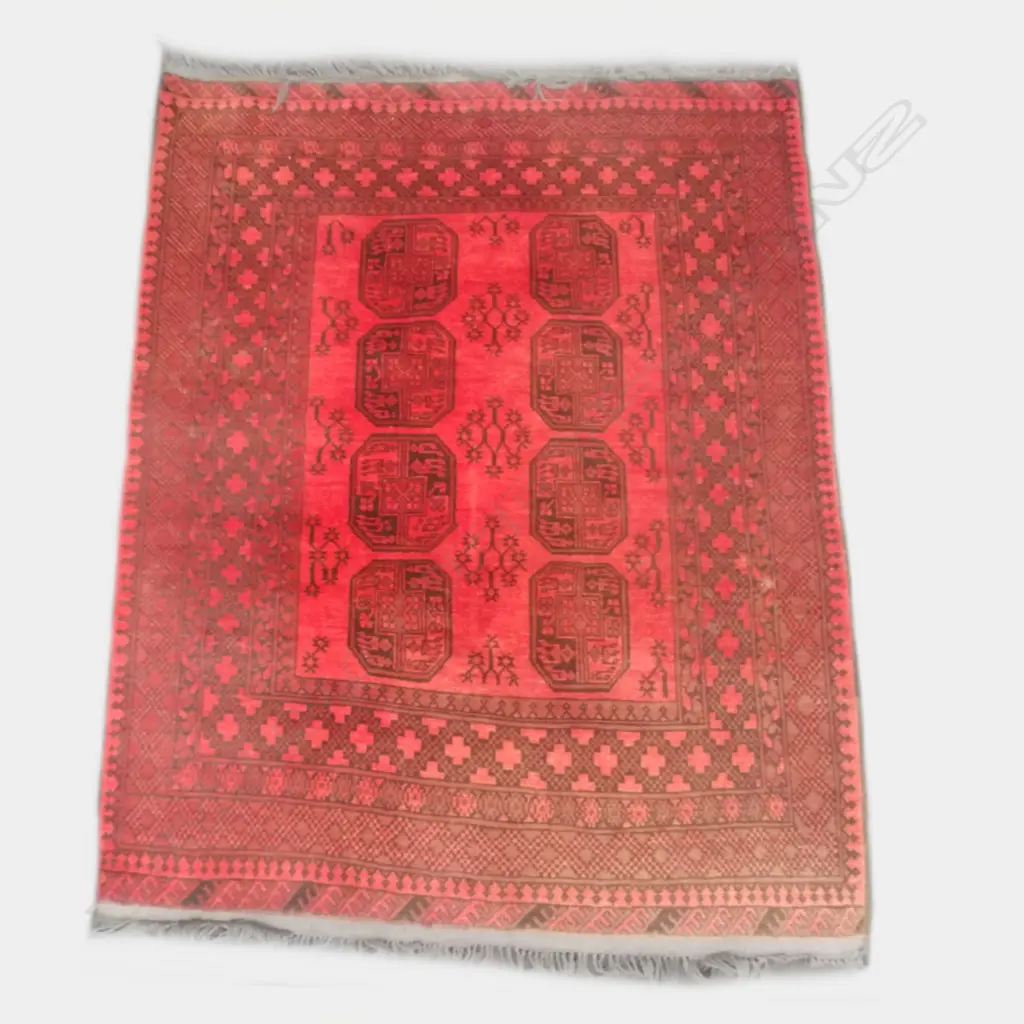 A hand knotted Turkoman rug Image 1++