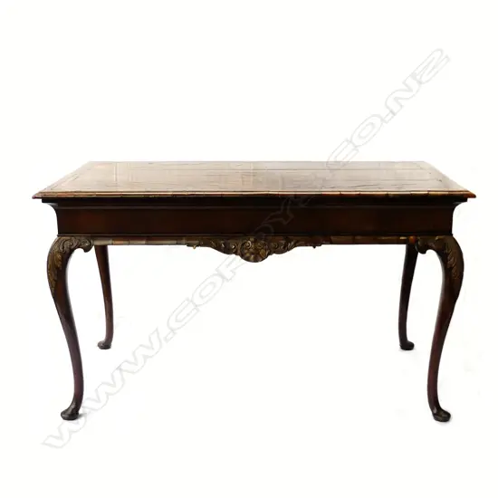 An 18th Century mahogany silver table