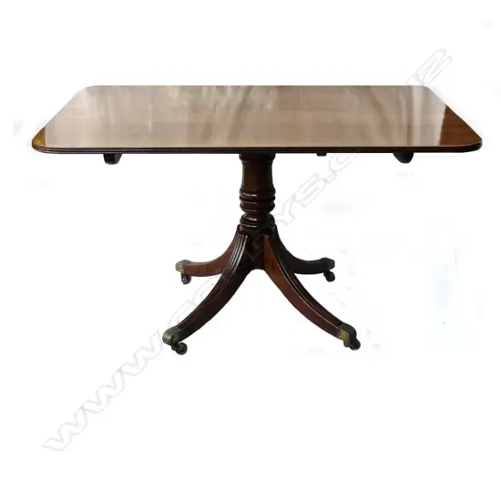 A Geo. III mahogany tilt-top breakfast table