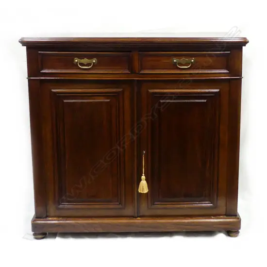 A French mahogany buffet sideboard